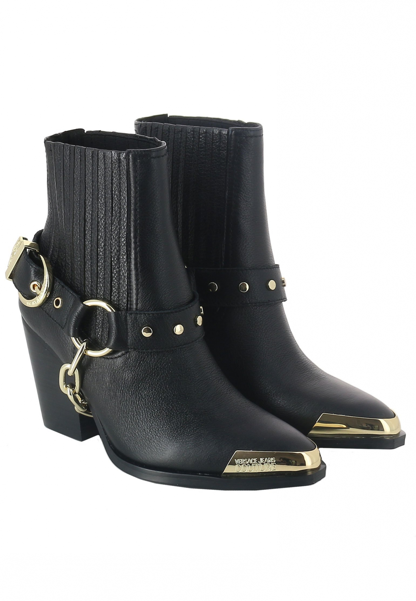 Казаки с золотистым декором VERSACE JEANS COUTURE