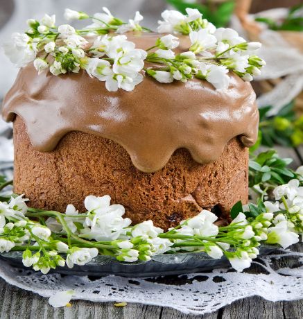 Кулич с изюмом