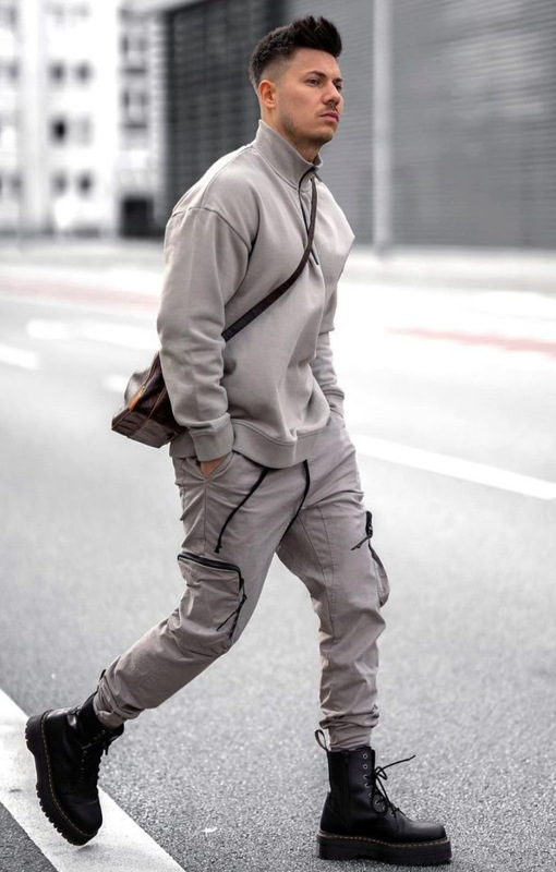С чем носить мужские брюки карго - собрали 11 стильных сочетаний - ElytS.ru