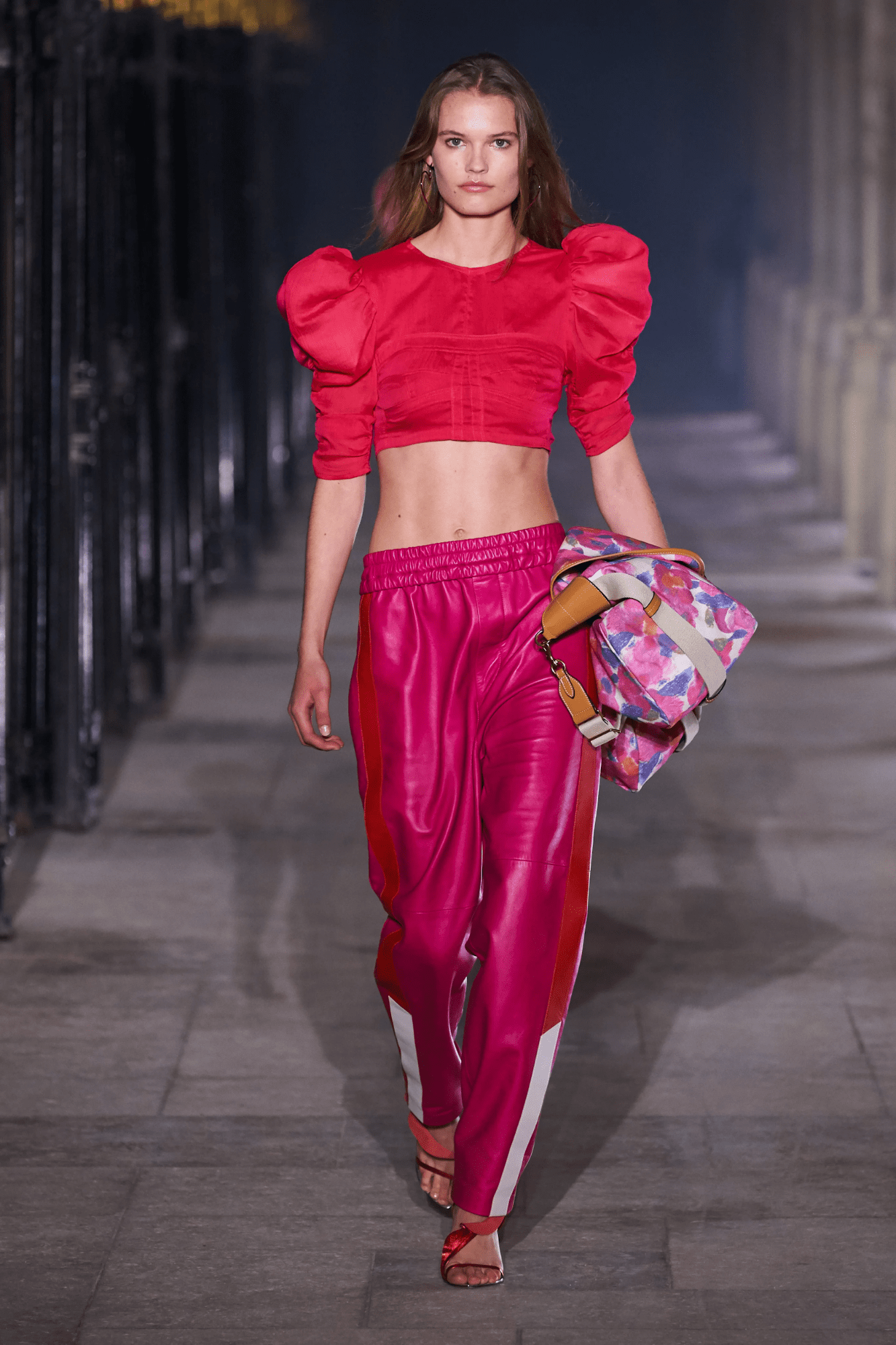 Розовые спортивные брюки от Isabel Marant