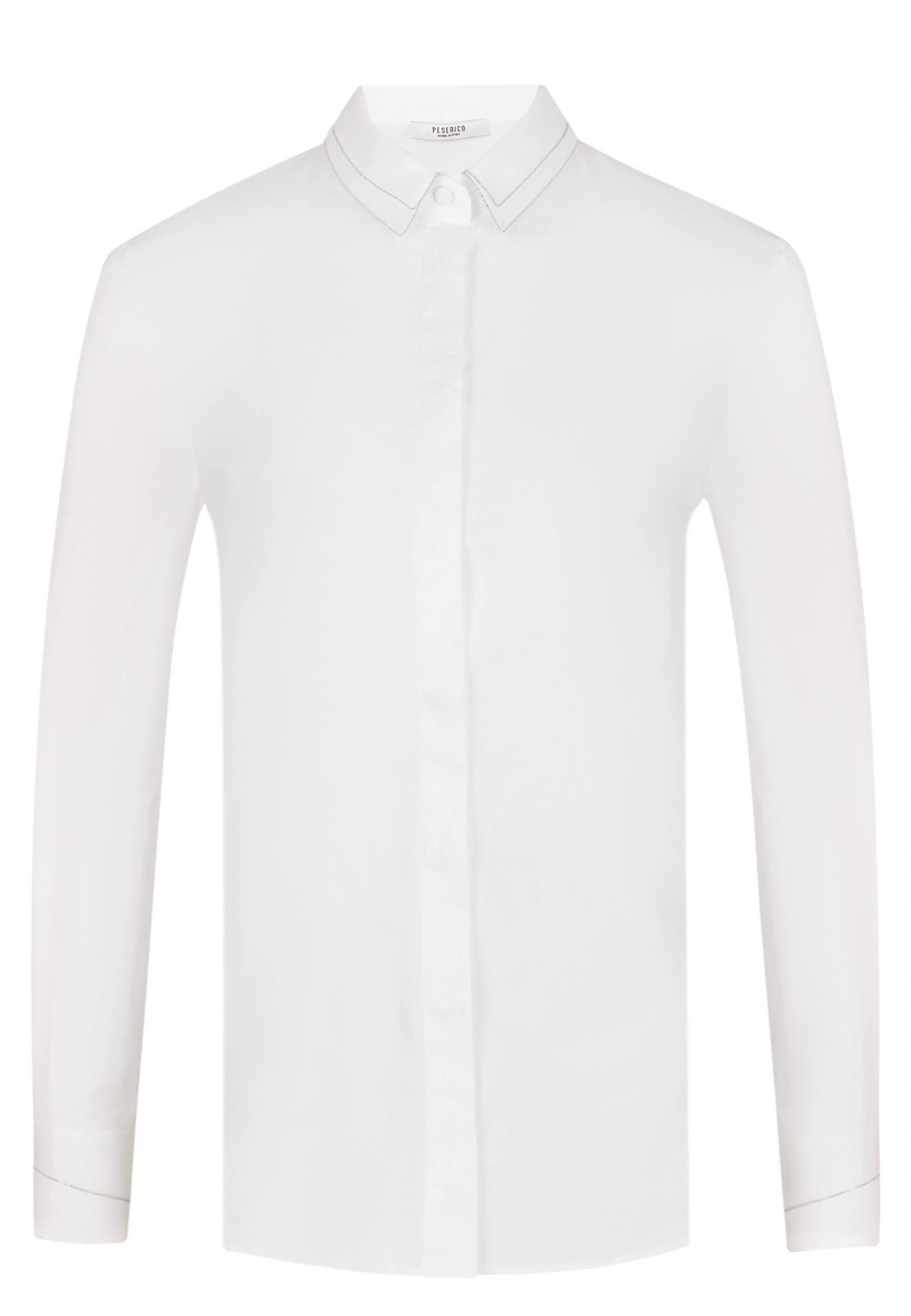 Белая рубашка из хлопка PESERICO