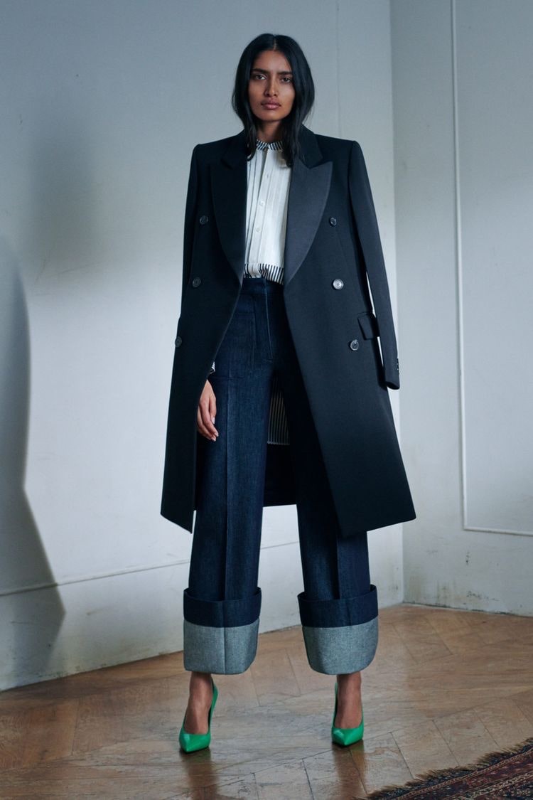 Женские широкие джинсы от Victoria Beckham