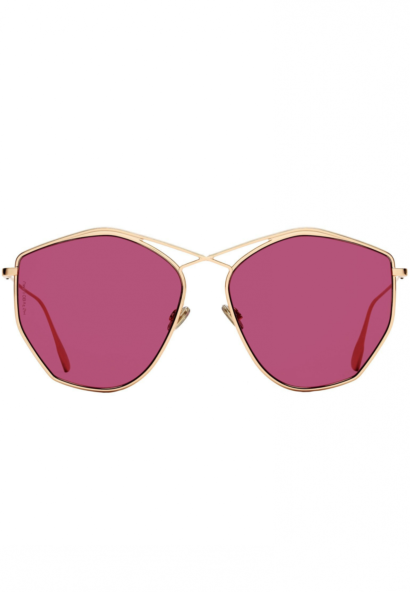 Розовые солнцезащитные очки DIOR
