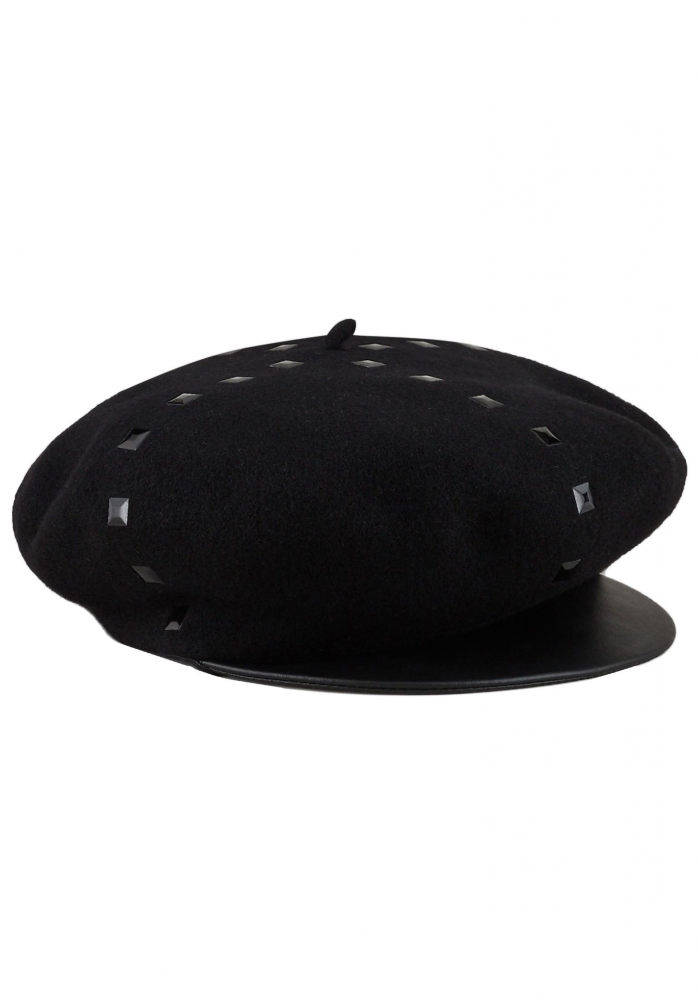 Черная кепи с декором EMPORIO ARMANI