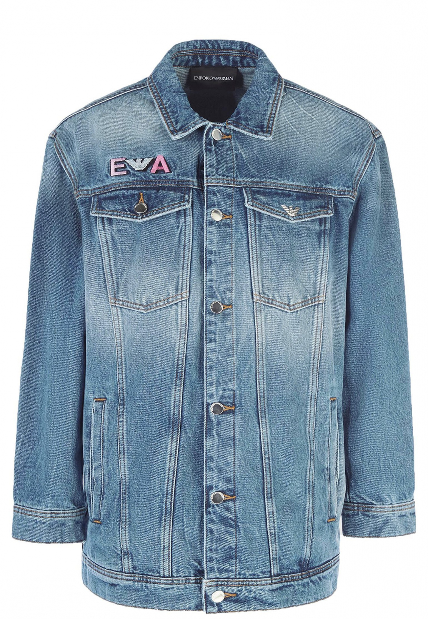 Куртка из денима EMPORIO ARMANI