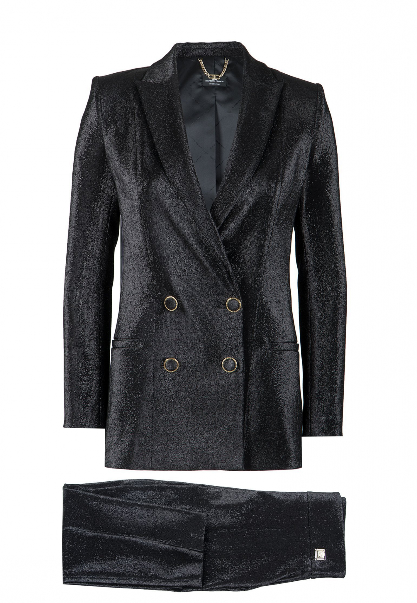 Черный костюм ELISABETTA FRANCHI