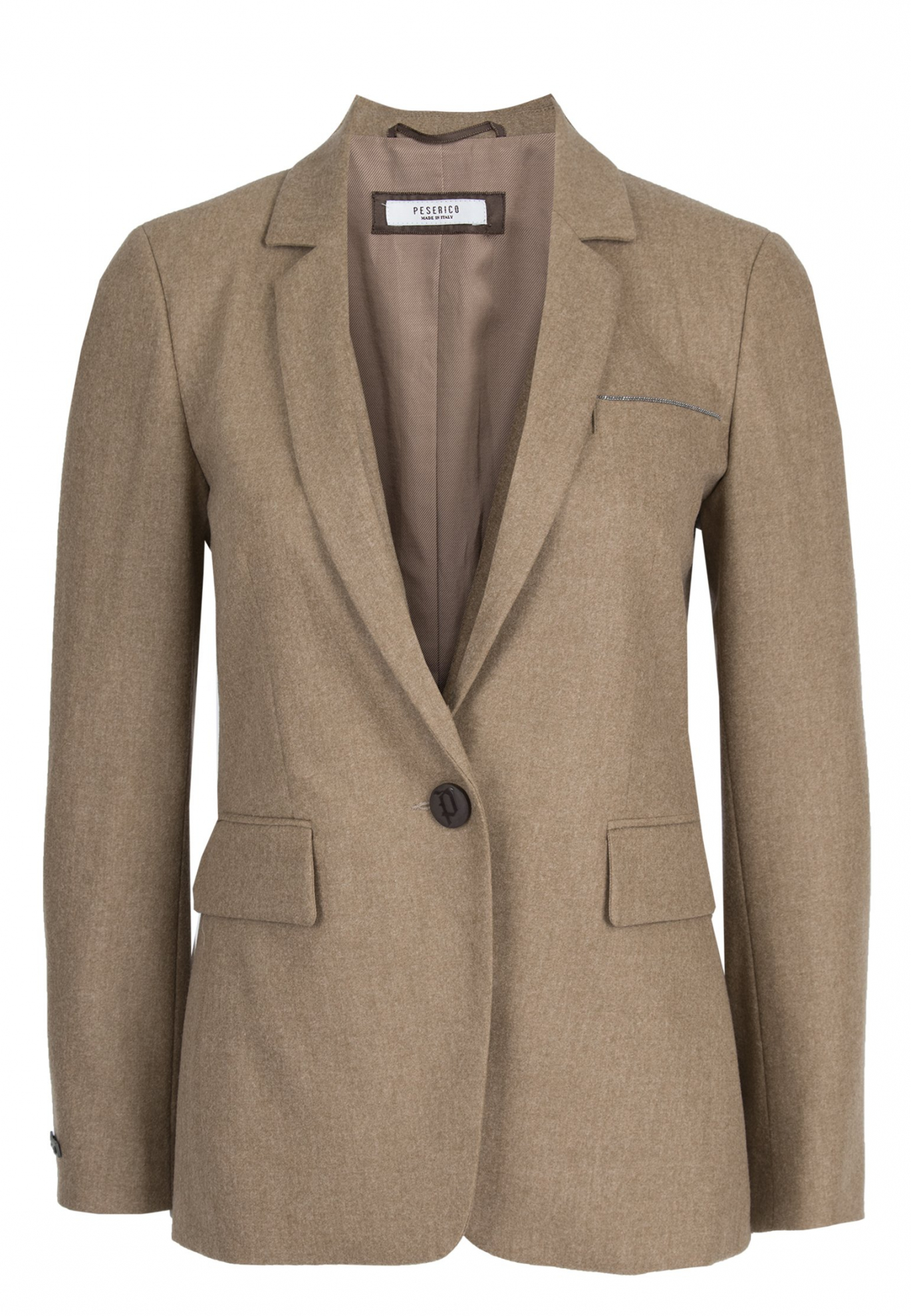 Светло-коричневый пиджак PESERICO