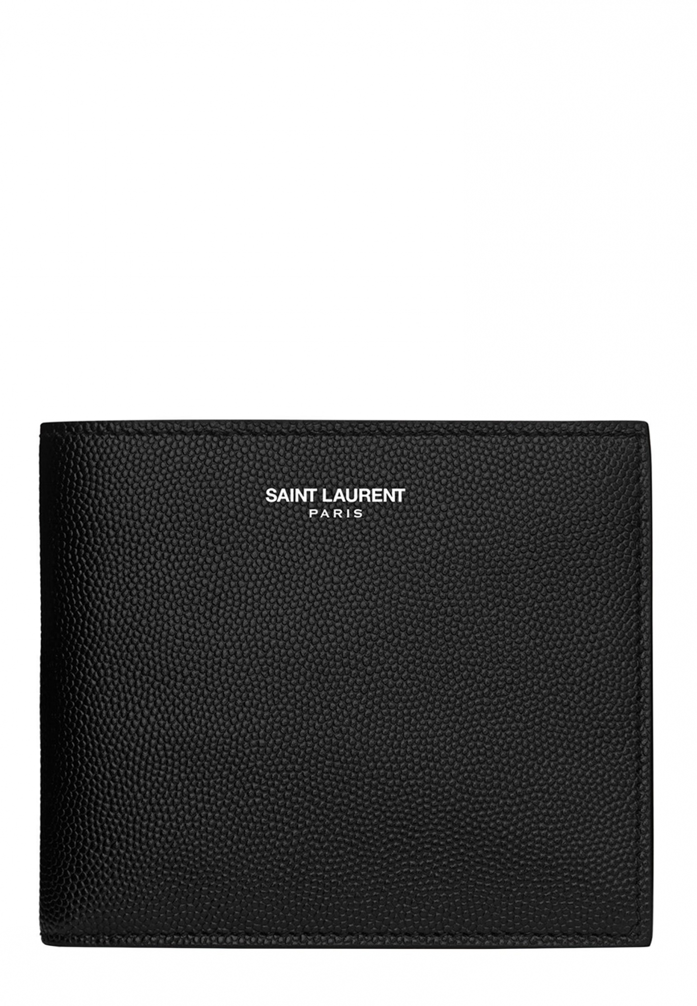 Портмоне из кожи с зернистой текстурой SAINT LAURENT