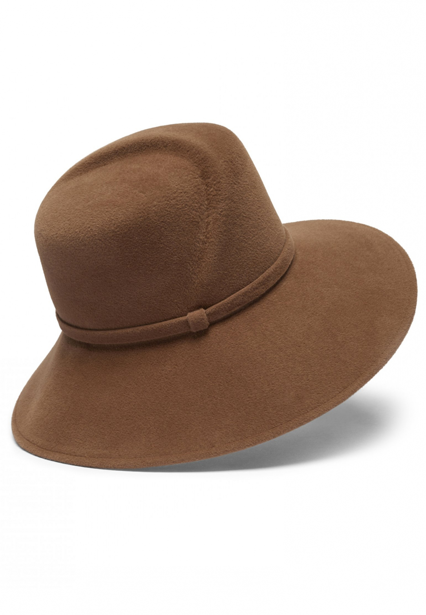 Коричневая шляпа с широкими полями LUISA SPAGNOLI
