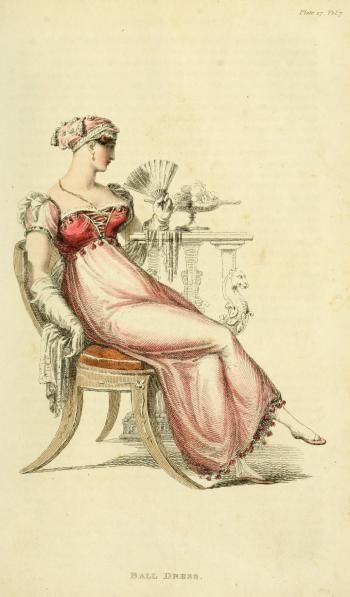 Женское платье эпохи Регентства