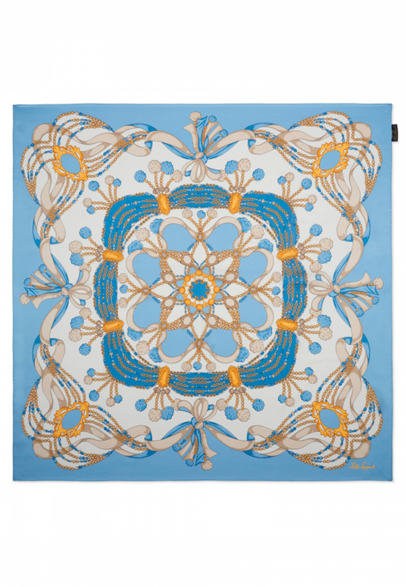 Голубой платок LUISA SPAGNOLI