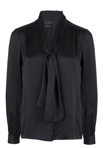 Черная блуза LUISA SPAGNOLI