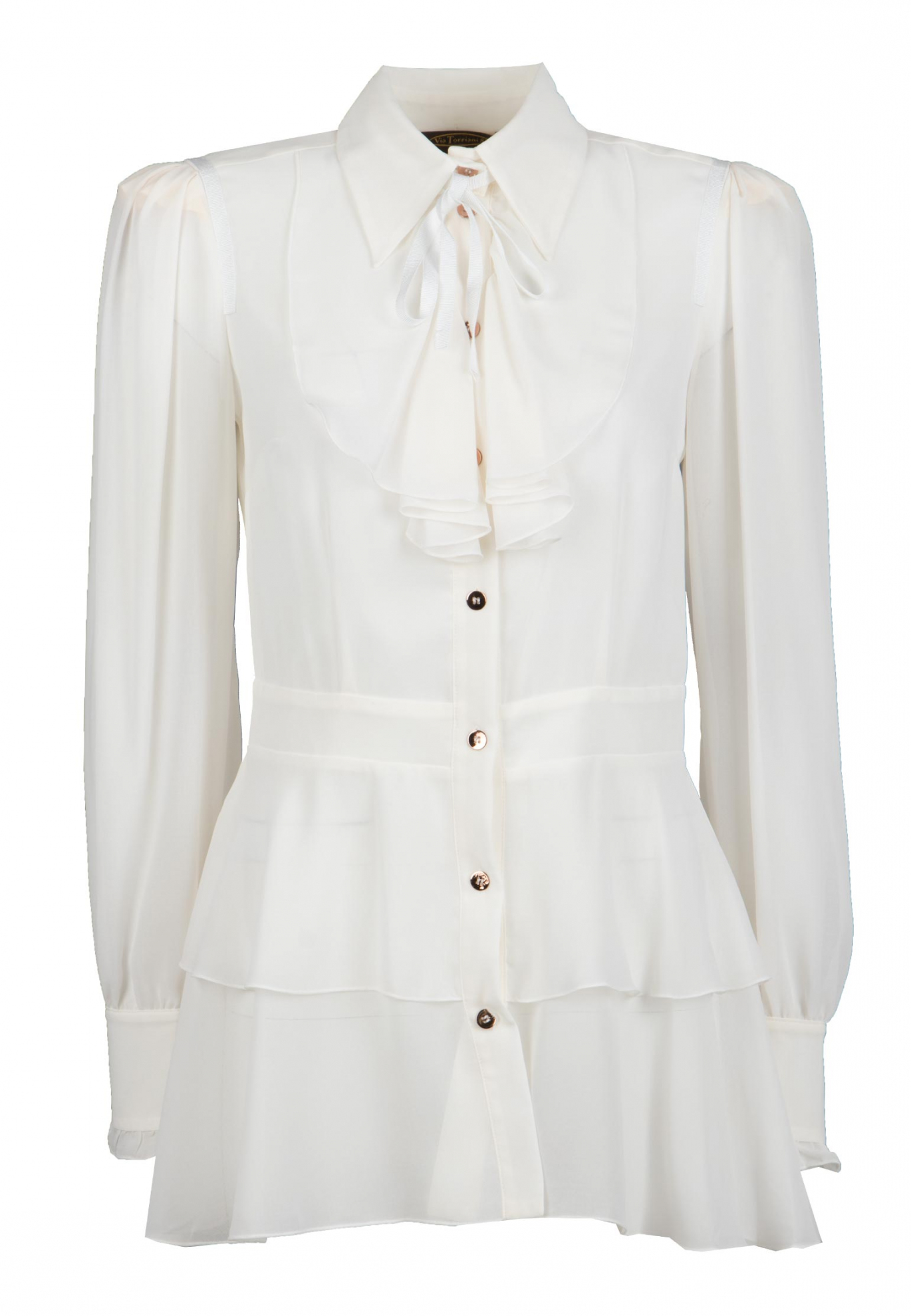 Белая блуза VIA TORRIANI 88