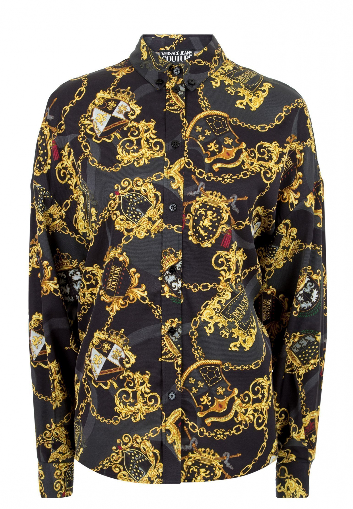 Черная блуза VERSACE JEANS COUTURE