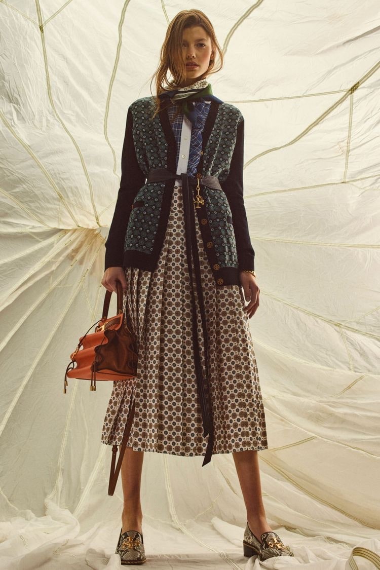 Кардиган женский с поясом от Tory Burch