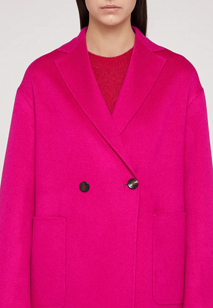 Пальто AGNONA  - Кашемир - цвет розовый