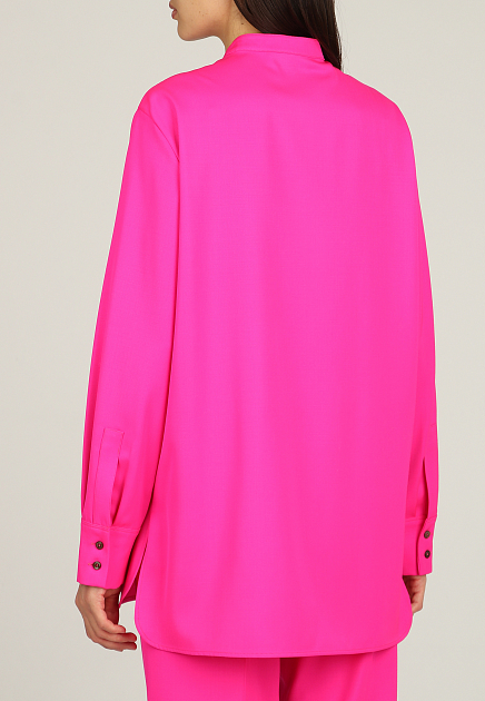 Рубашка AGNONA  - Шерсть - цвет розовый