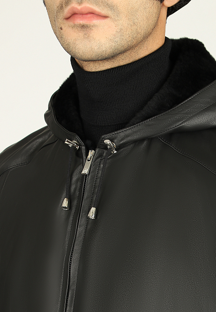 Куртка TOMBOLINI  - Кожа - цвет черный