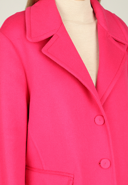 Пальто ERMANNO SCERVINO  - Шерсть - цвет розовый