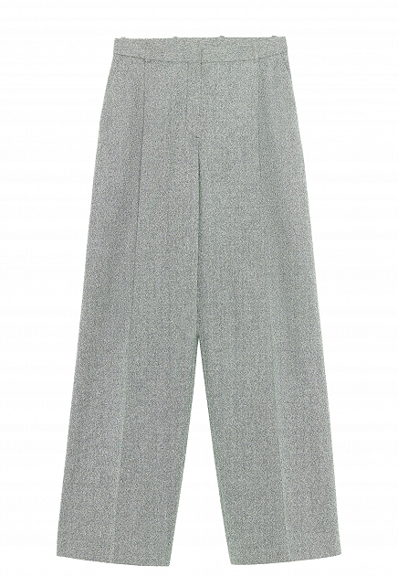 Широкие меланжевые брюки NINA RICCI