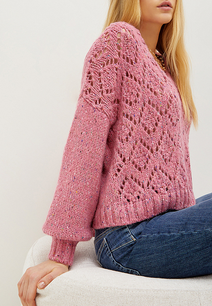 Пуловер LIU JO  - Полиамид - цвет розовый