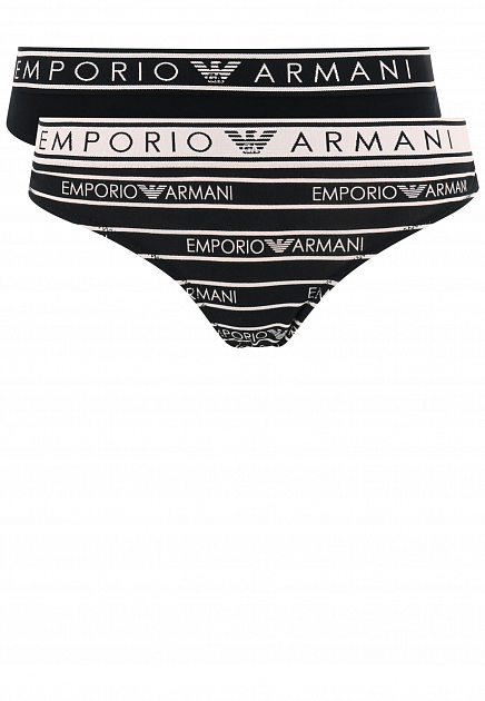 Трусы с логотипированным принтом  EMPORIO ARMANI