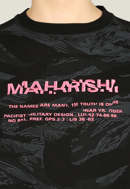 Свитшот MAHARISHI  - Хлопок - цвет черный