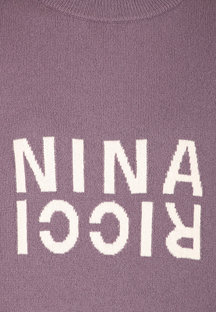 Джемпер NINA RICCI  - Кашемир - цвет фиолетовый