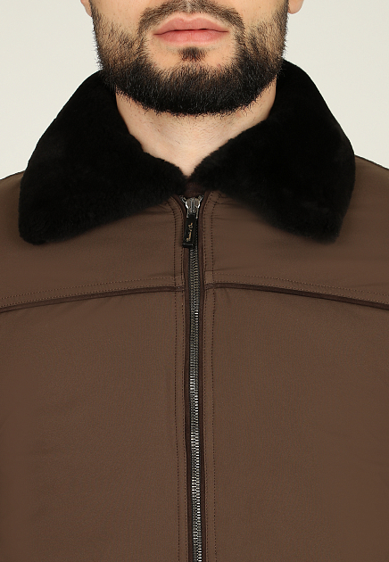 Куртка CASTELLO d'ORO  - Полиэстер - цвет коричневый