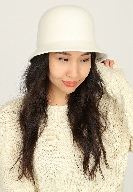 Шляпа NINA RICCI  - Кашемир - цвет белый