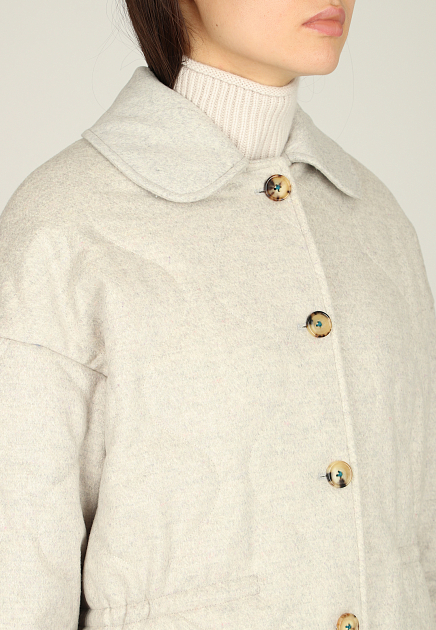 Куртка MAX&MOI  - Шерсть - цвет серый