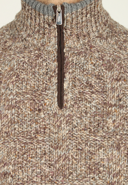 Свитер FEDELI  - Шерсть - цвет коричневый