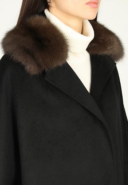 Пальто PAJARO  - Кашемир - цвет черный