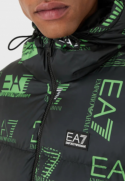Куртка EA7  - Полиэстер - цвет зеленый