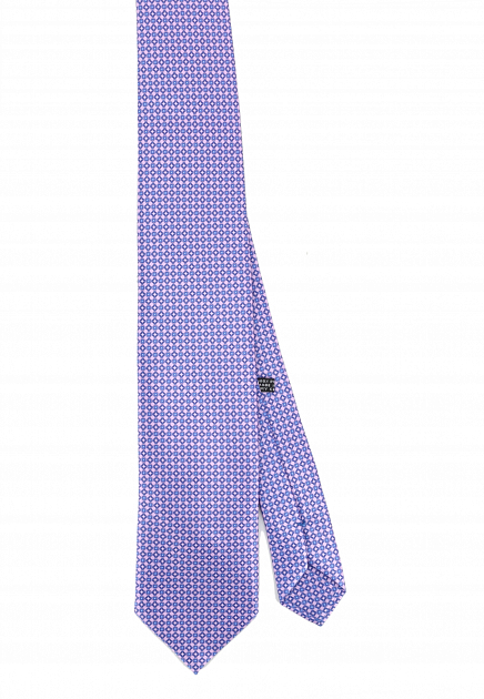 Фиолетовый галстук с принтом STEFANO RICCI - ИТАЛИЯ