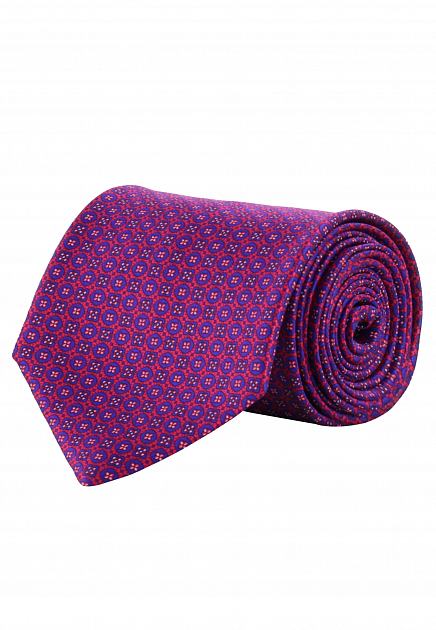Лиловый шелковый галстук STEFANO RICCI