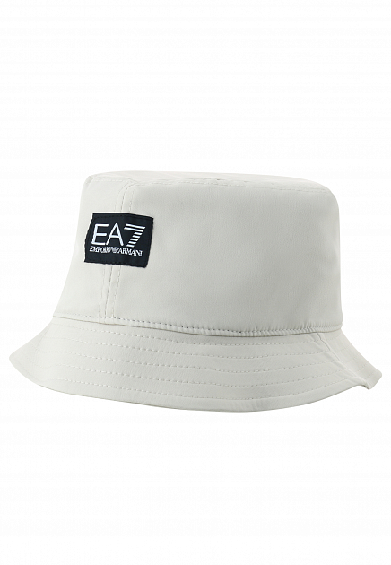 Белая панама с логотипом  EA7 - ИТАЛИЯ