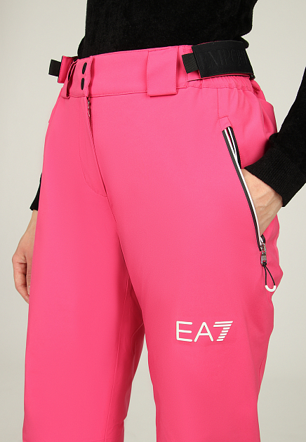 Горнолыжные брюки EA7  - Полиэстер - цвет розовый