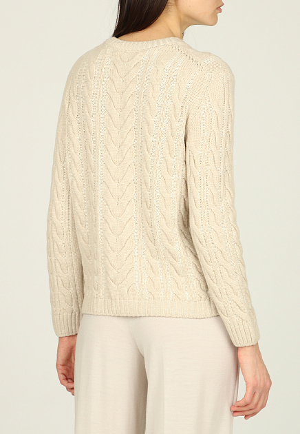 Пуловер MANDELLI  - Шерсть - цвет бежевый