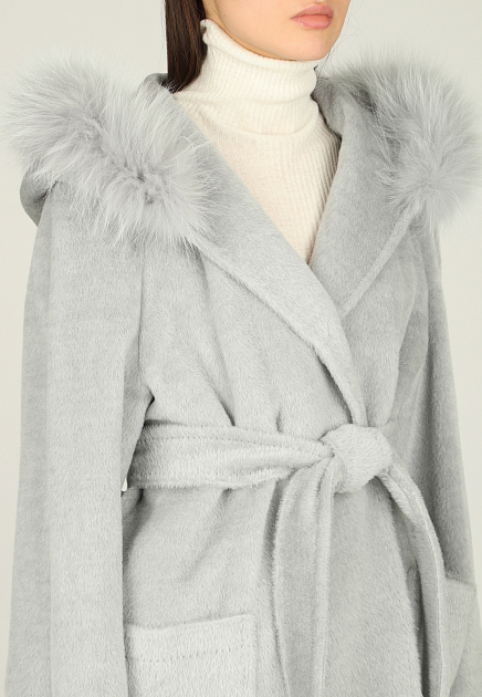 Пальто MANDELLI  - Альпака Сури - цвет серый