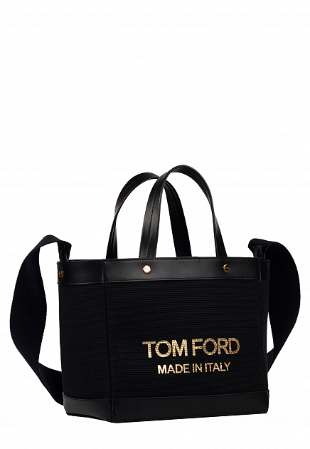 Сумка TOM FORD  - Текстиль - цвет черный