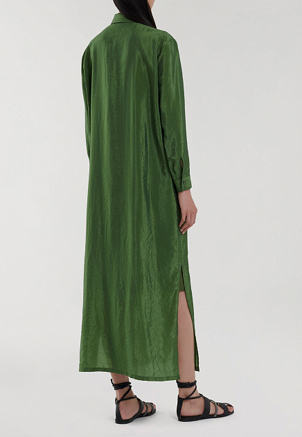 Платье FABIANA FILIPPI  - Акрил, Шелк - цвет зеленый