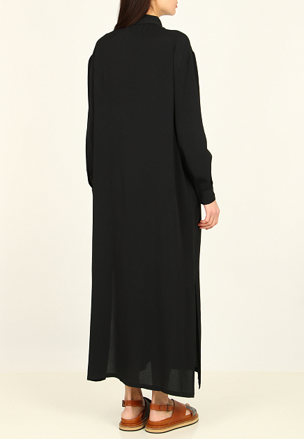 Платье FABIANA FILIPPI  - Акрил, Шелк - цвет черный