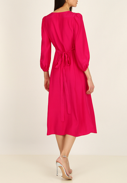 Платье P.A.R.O.S.H.  - Шелк - цвет розовый
