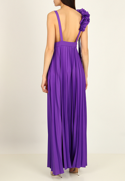 Платье P.A.R.O.S.H.  - Полиэстер - цвет фиолетовый