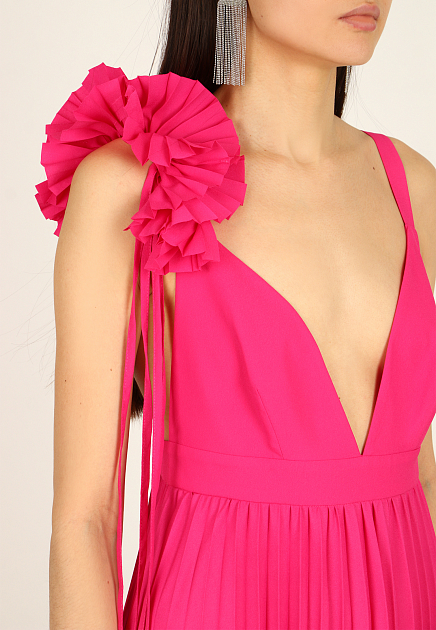 Платье P.A.R.O.S.H.  - Полиэстер - цвет розовый