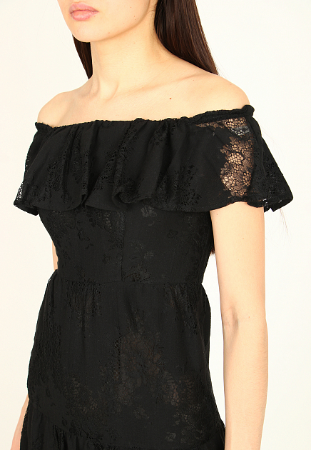 Платье LIU JO  - Хлопок, Полиамид - цвет черный