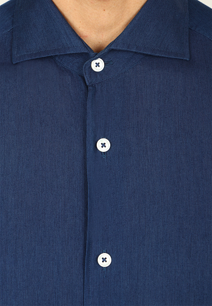 Рубашка FEDELI  - Хлопок - цвет синий