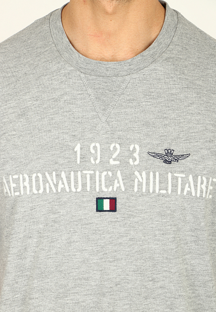 Футболка AERONAUTICA MILITARE  - Хлопок - цвет серый