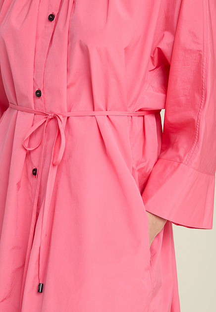 Платье PESERICO  - Хлопок, Полиэстер - цвет розовый